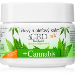   Bione Cosmetics Cannabis CBD Nutrient Face and Body Cream - 260 ml