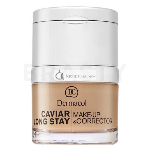 Dermacol Caviar Long Stay Make-Up & Corrector with Caviar Extracts and Perfecting Concealer 3 Nude 30 ml
