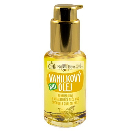 Organic Vanilla Oil for Dry and Mature Skin Volume 45 ml