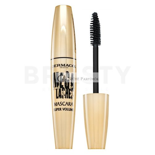 Dermacol Mega Lashes Mascara Super Volume Mascara for Lengthening and Volume Black 13 ml