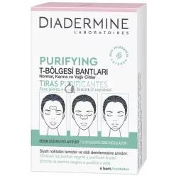   Diadermine Cleansing Strips for Normal and Combination Skin - Removes Blackheads - 6 Strips Pack