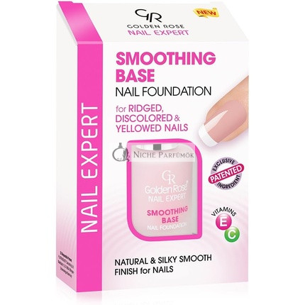 Golden Rose Smoothing Base Nail Foundation for Ridged, Discolored & Yellowed Nails