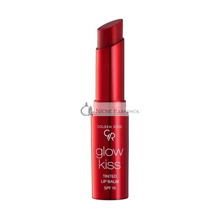 Golden Rose Cosmetics Glow Kiss Tinted Lip Balm with SPF15 Vegan Formula Cherry Juice