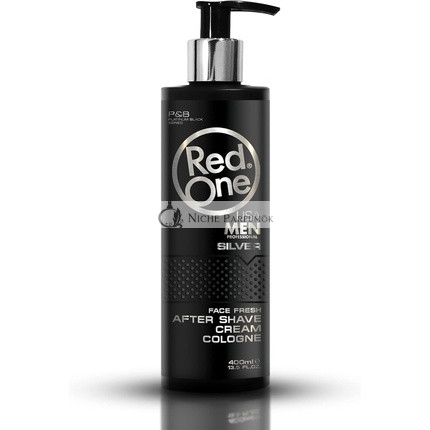 RedOne Aftershave Cream Cologne 400ml Balm Lotion for Men Moisturizing Face Fresh Silver