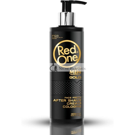 RedOne Aftershave Cream Cologne 400ml Balm Lotion for Men Moisturizing Face Fresh Gold