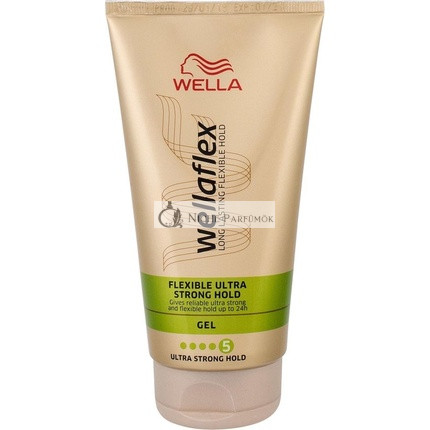 Wellaflex Flexible Ultra Strong Hold - Hair Gel With Ultra Strong Strengthening 150ml