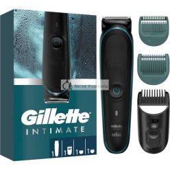   Gillette Intimate Trimmer for Men i5 for the Intimate Area SkinFirst Intimate Shaver with Lifelong Sharp Blades Waterproof Cordless for Wet and Dry Use