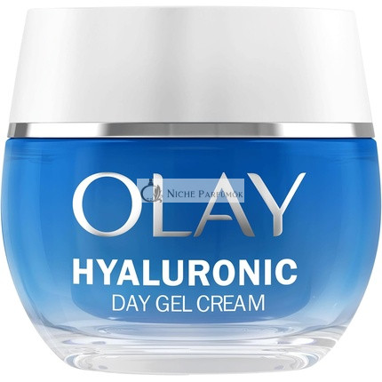 Olay Hyaluronic Acid Face Moisturizer Day Gel Cream with Niacinamide and Vitamin B5 Hydrating Skin Care 50ml