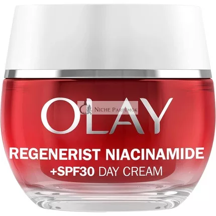Olay Regenerist Niacinamide Day Cream Face Moisturizer SPF 30 Skincare with Niacinamide 99% Purity Antioxidant Vitamin E Anti-Aging Skin Care Renews Firms and Hydrates Non-Greasy 50ml