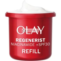   Olay Regenerist Niacinamide Day Cream Face Moisturizer SPF 30 Refill Skincare with Niacinamide 99% Purity Antioxidant Vitamin E Anti-Aging Skin Care Renews Firms and Hydrates Non-Greasy 50ml Olay Niacinamide SPF Refill 50ml