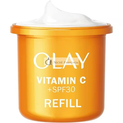 Olay Vitamin C Face Moisturizer Day Cream SPF 30 Refill Skincare with Niacinamide 99% Purity Antioxidant Vitamin E Brightening Skin Care Anti-Dark Spot Action Evens Hydrates Non-Greasy 50ml