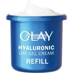   Olay Hyaluronic Acid Face Moisturizer Day Gel Cream Refill with Skincare Niacinamide 99% Purity and Vitamin B5 Hydrating Skin Care 50ml