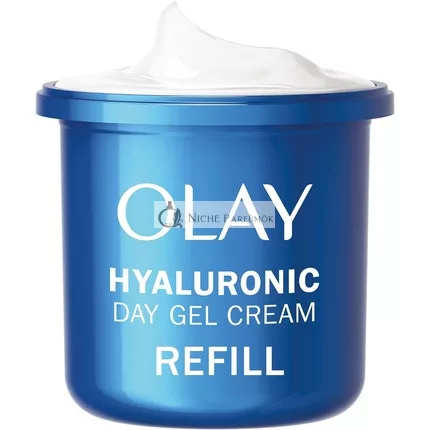 Olay Hyaluronic Acid Face Moisturizer Day Gel Cream Refill with Skincare Niacinamide 99% Purity and Vitamin B5 Hydrating Skin Care 50ml