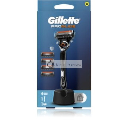 Gillette Pro Glide Razor With Stand And Replacement Blades