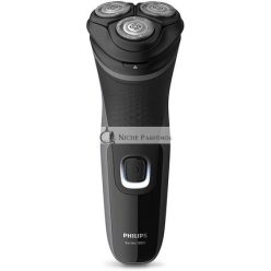   Philips Series 1000 Dry Men's Electric Shaver with PowerCut Blades and Pop-Up Trimmer Street Grey