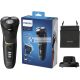 Philips Series 3000 Men's Electric Shaver with 5D Pivot & Flex Heads Black Gold