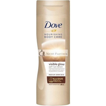 Dove Lotion Visible Glow Medium to Dark 400ml