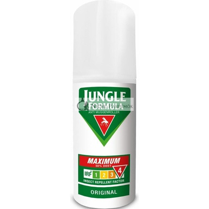 Jungle Formula Maximum Roll On - Mosquito Protection - 50% Deet - 50ml