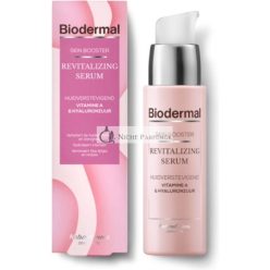   Biodermal Skin Booster Revitalizing Serum - Improves Skin Elasticity And Firmness With Hyaluronic Acid And Vitamin A - Hyaluronic Acid Serum 30ml