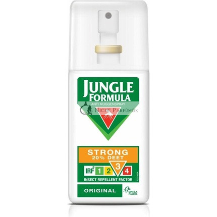 Jungle Formula Strong Original - Mosquito Protection - 20% Deet - Mosquito Repellent - 75ml