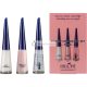 Herome French Manicure Set Pink 3-Step French Manicure Set Nail Polish Whitener and Top Coat for a Natural French Manicure 3x10ml