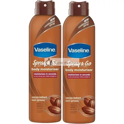 Vaseline Spray and Go Essential Healing Body Moisturiser 190ml