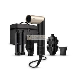   Silk'n SilkyAir Flex 5-in-1 Air Styler & Hair Dryer with Auto-Wrap Curling Attachment, Paddle Brush, Oval Brush, Concentrator, Diffuser, Storage Case, No Heat Damage 1300W Black