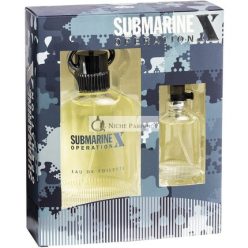   Real Time Submarine Operation X Eau De Toilette Gift Set for Men 100ml + 15ml
