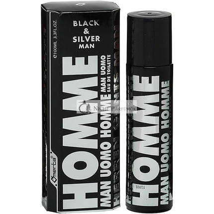 Omerta Black and Silver Man Eau de Toilette 100ml