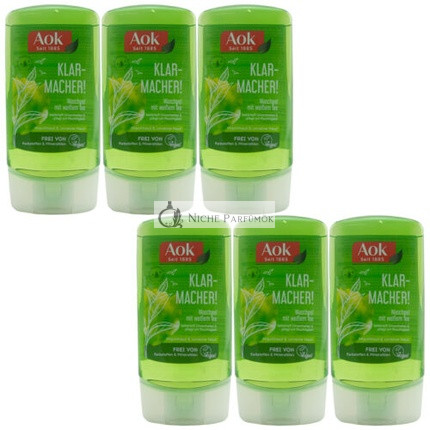 Aok Face Wash Gel 150ml for Combination and Oily Skin - Pack of 6