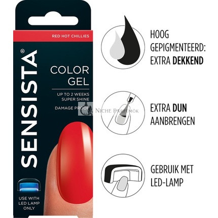 Sensista Color Gel Red Hot Chillies - Red