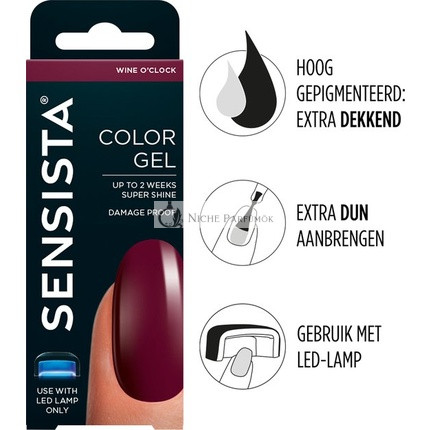 Sensista Color Gel Wine O'Clock - Dark Red