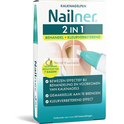 Nailner 2-In-1 Lime Nail Treatment Lime Nail Pen - Contains 2 Pens