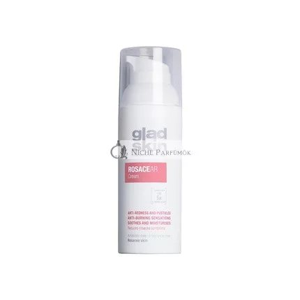 Gladskin Rosacea Cream 50ml - Reduces Redness and Pustules - Hypoallergenic and Dermatologically Tested for Adults