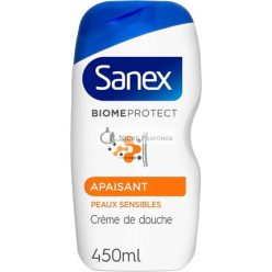   Sanex Biomeprotect Dermo Sensitive Prebiotic Shower Gel Skin Microbiome-Friendly 450ml