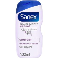   Sanex BiomeProtect Micellar Comfort Skin Microbiome Friendly Shower Gel 400ml Well-being