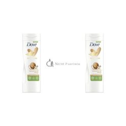   Dove Body Love Body Lotion Nourishing Care Body Lotion for Dry Skin with Shea Butter and Vanilla Scent 400ml - Pack of 2