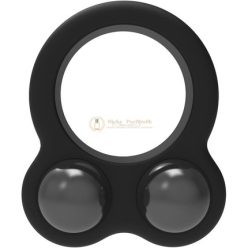 Dream Toys Ramrod Cockring Dual Weight Black 6cm