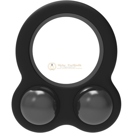 Dream Toys Ramrod Cockring Dual Weight Black 6cm