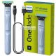 Philips OneBlade First Shave QP1324 - Cut Hair Not Skin, Anti-Friction, USB Durable