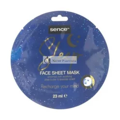   Sence Sheet Mask 23ml Sleep Shea Butter Lavender Wellness Skin Care Face Sheet