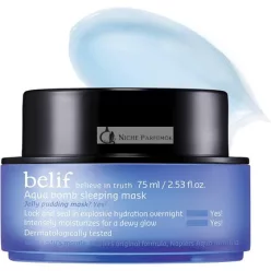   Belif Aqua Bomb Sleeping Mask 75ml Soothing Face Mask for Dry Skin Gentle Moisturizing Care