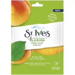 St Ives Glowing Apricot Sheet Mask 23ml