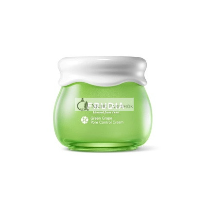 FRUDIA Grape Pore Control Cream Mini Sebum & Pore Minimizer Hydrating Face Moisturizer with Green Grape Fruit Seed & Vegetable Oil Extracts 10g