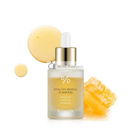 Honey Nourishing Essence Royal Vita Propolis 33 Ampoule Korean Skin Care with Royal Jelly Extract and Panthenol Dr.Ceuracle