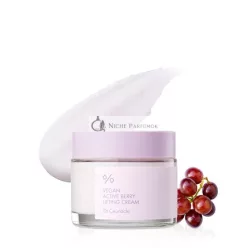  Dr. Ceuracle Vegan Active Berry Lifting Cream French Grapes Cream for Plumper Complexion Resveratrol Capsules for Anti-Oxidant Vitamin A from Cranberry Upcycled Grape Seed Oil Hydration Revive & Rejuvenate Skin