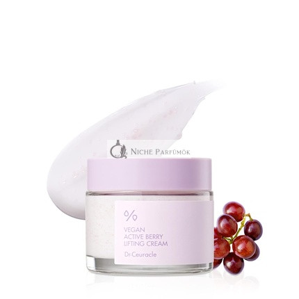 Dr. Ceuracle Vegan Active Berry Lifting Cream French Grapes Cream for Plumper Complexion Resveratrol Capsules for Anti-Oxidant Vitamin A from Cranberry Upcycled Grape Seed Oil Hydration Revive & Rejuvenate Skin