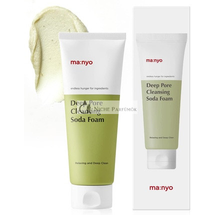 ma:nyo Deep Pore Cleansing Soda Foam Daily Face Wash with Vitamin C and Chamomile 5.0 fl oz (150ml)