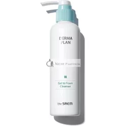 The Saem Derma Plan Gel To Foam Cleanser 180ml 6.08oz