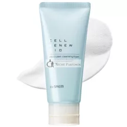   THESAEM Cell Renew Bio Micro Peel Cleansing Foam PHA Enzyme Deep Exfoliating Soothing Moisturizing Care Rich Soft Face Peeling Foam for All Skin Types 5.75oz